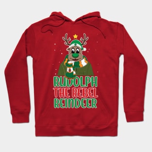 Rudolph The Rebel Reindeer Hoodie